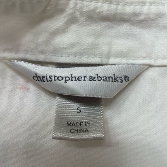 Christopher & Banks blazer Crystal buttons Sz S - Picture 6 of 9